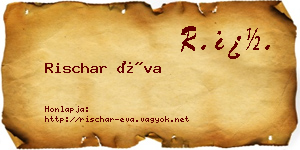 Rischar Éva névjegykártya
